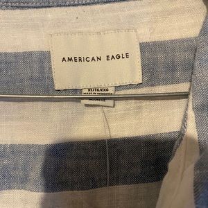 Linen button down